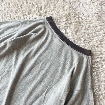 45rpm 美品 90s NMD 45rpm リンガーＴシャツ 2 グレー