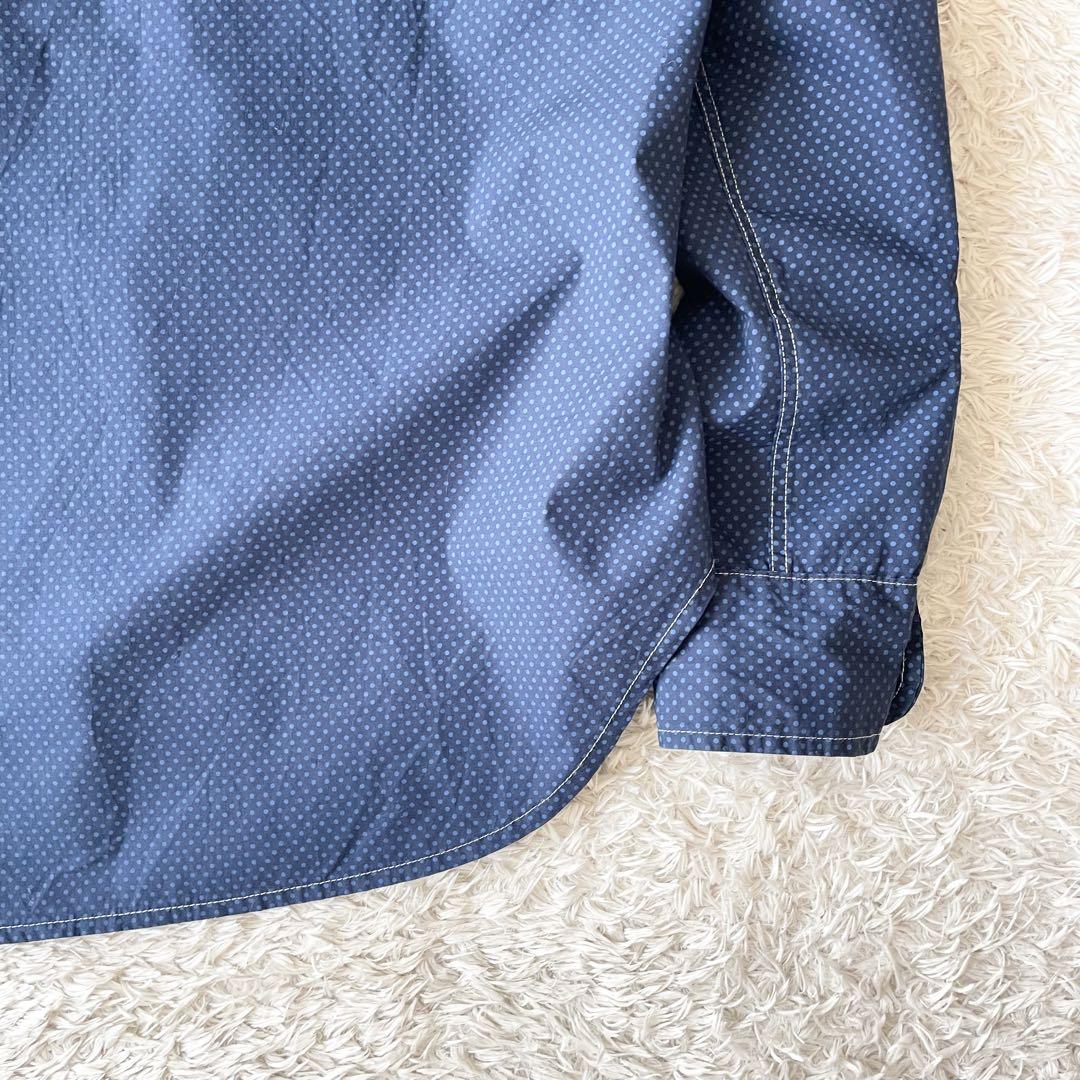フランクアンドアイリーン 美品 バリー イタリアンコットンシャツ XS ドット