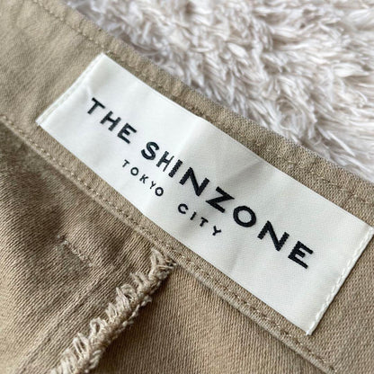 THE SHINZONE 美品 ベイカーパンツ 34 ベージュ