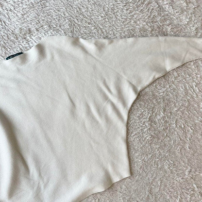 ラルフローレン 美品 コクーンドルマンニット S 白