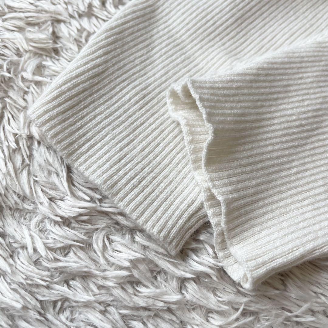 ラルフローレン 美品 コクーンドルマンニット S 白