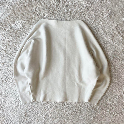 ラルフローレン 美品 コクーンドルマンニット S 白