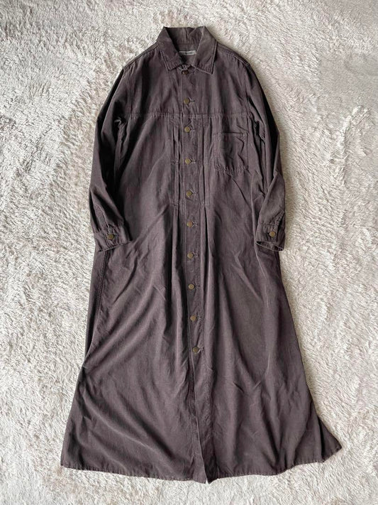 プラージュ 美品 plage コーデュロイ シャツワンピース 36 ブラウン