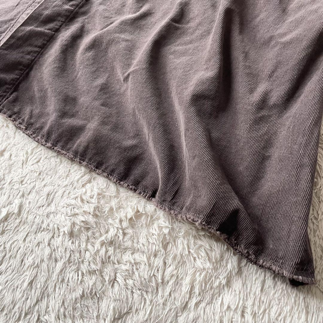 プラージュ 美品 plage コーデュロイ シャツワンピース 36 ブラウン