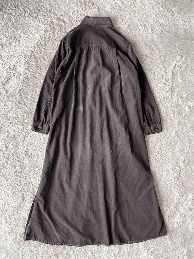 プラージュ 美品 plage コーデュロイ シャツワンピース 36 ブラウン