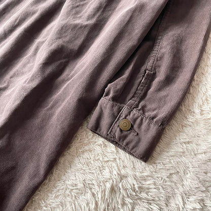 プラージュ 美品 plage コーデュロイ シャツワンピース 36 ブラウン