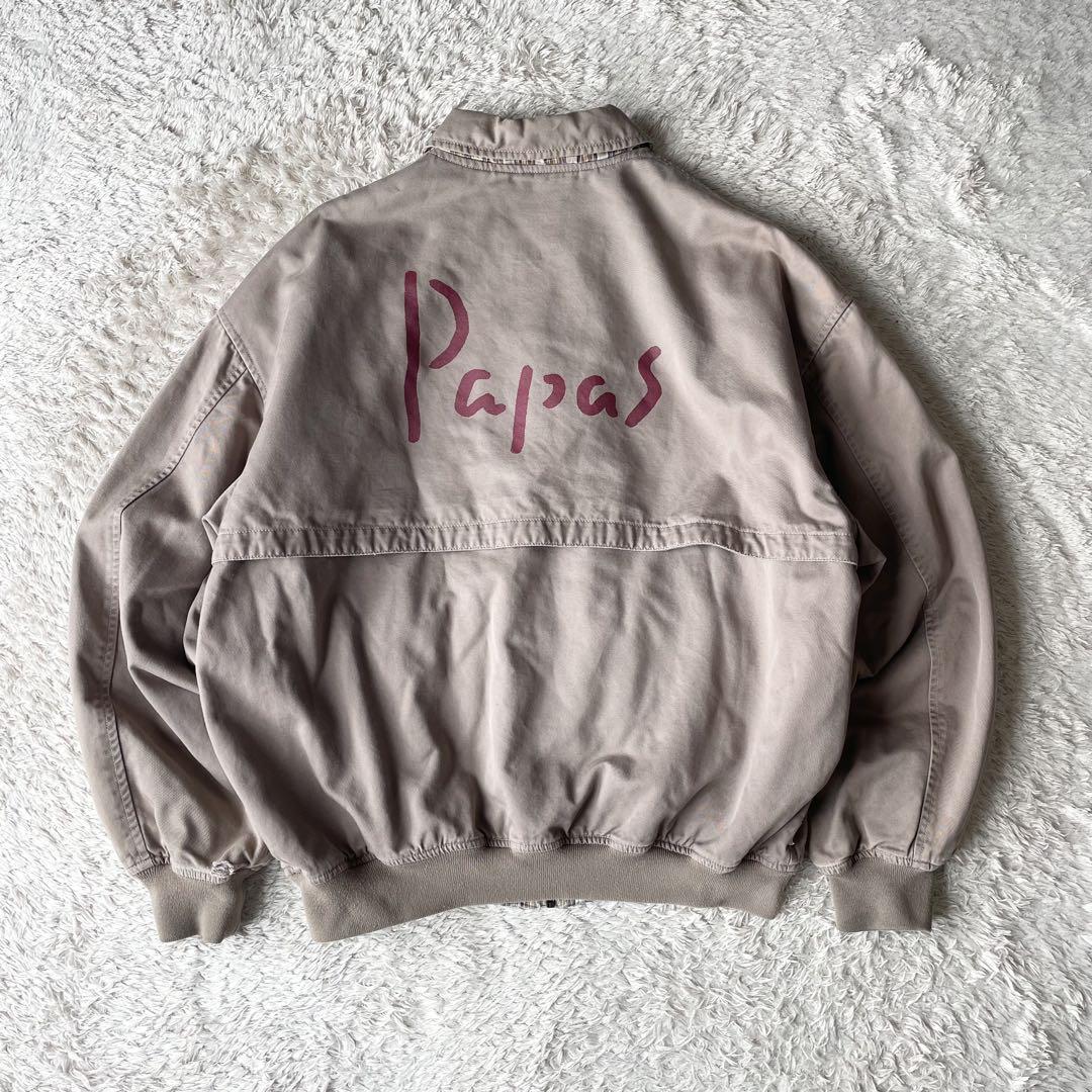 パパス 90s papas 中綿ジャケット ドリズラー L ベージュ