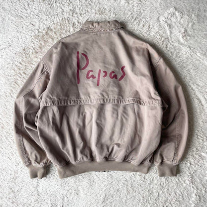 パパス 90s papas 中綿ジャケット ドリズラー L ベージュ