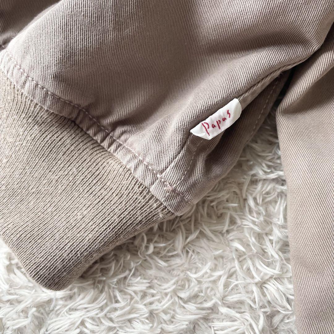 パパス 90s papas 中綿ジャケット ドリズラー L ベージュ