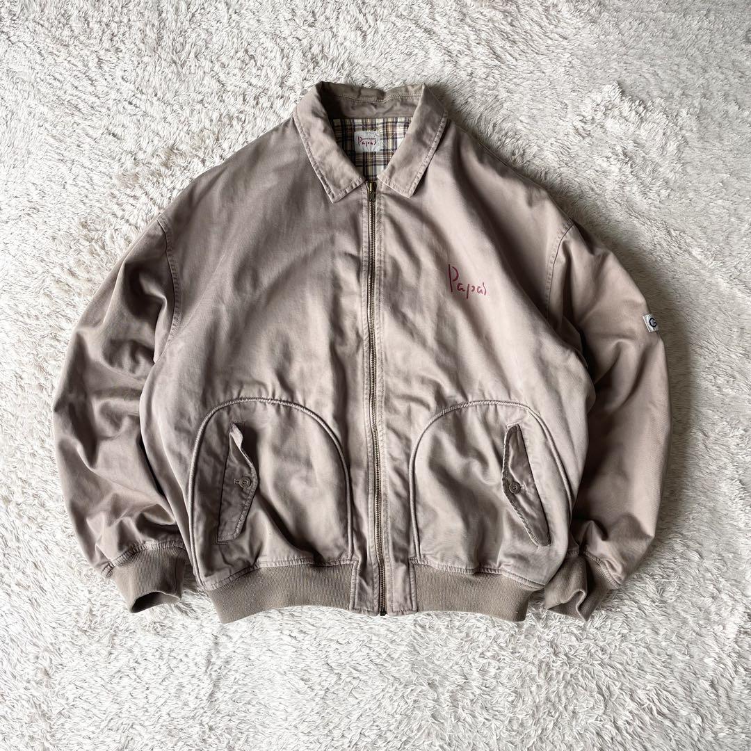 パパス 90s papas 中綿ジャケット ドリズラー L ベージュ