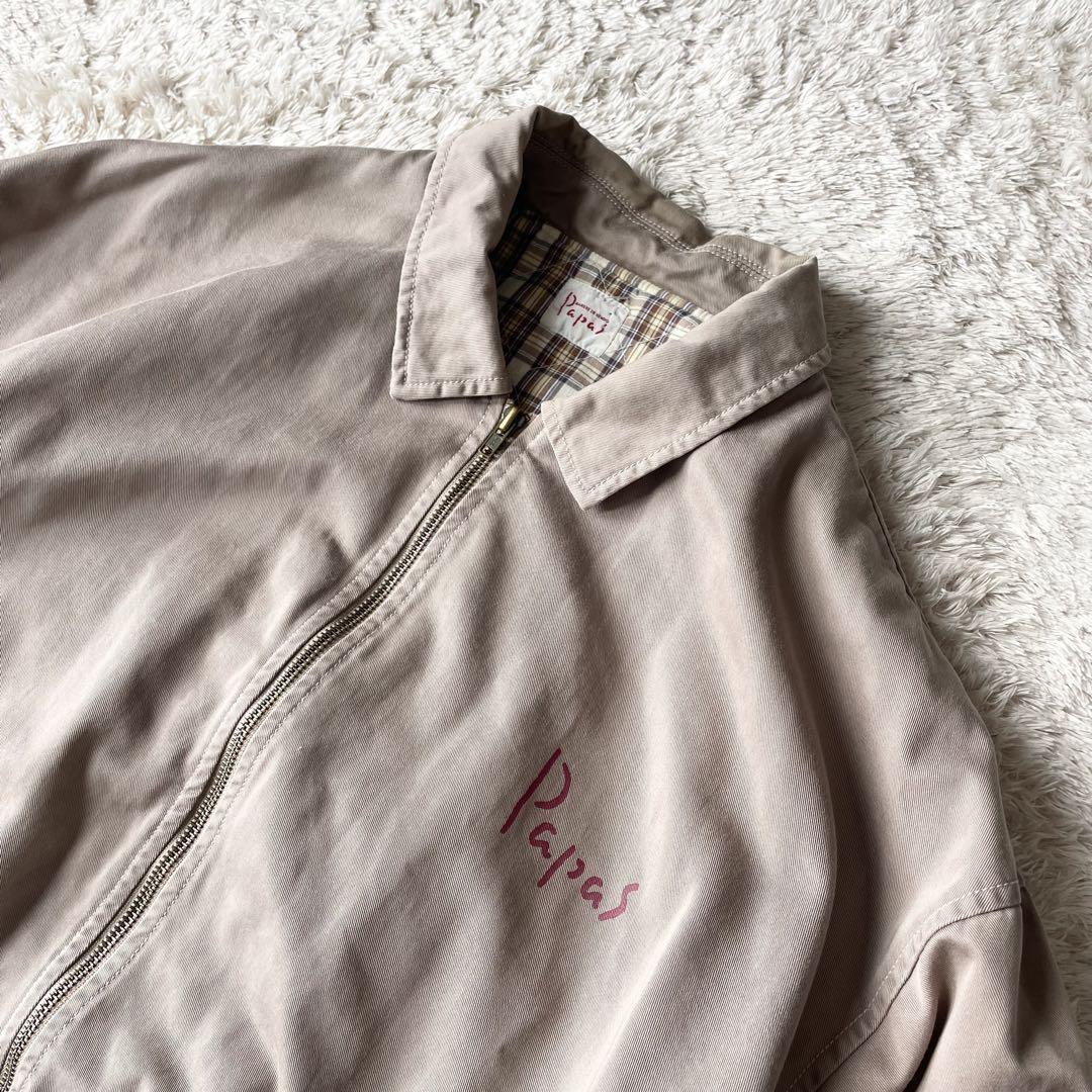 パパス 90s papas 中綿ジャケット ドリズラー L ベージュ