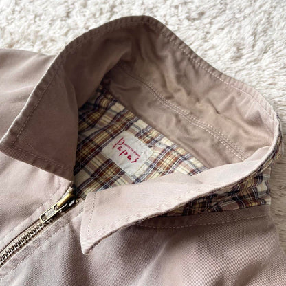 パパス 90s papas 中綿ジャケット ドリズラー L ベージュ