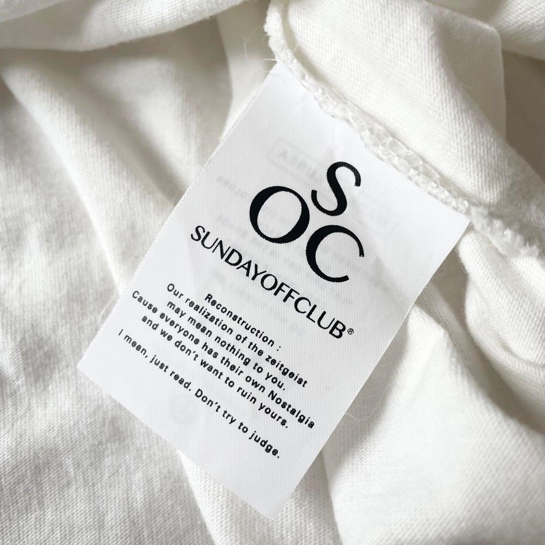SUNDAYOFFCLUB 美品 ビッグシルエット Tシャツ