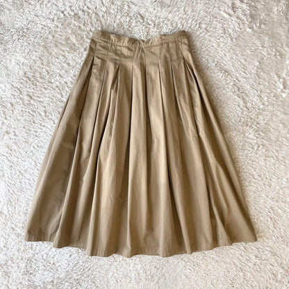 グランマママドーター 美品 チノプリーツスカート 1 ベージュ