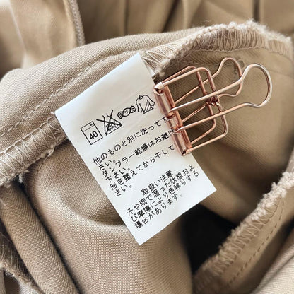 グランマママドーター 美品 チノプリーツスカート 1 ベージュ