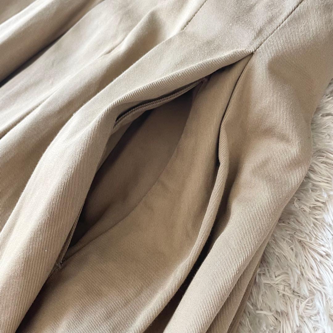 グランマママドーター 美品 チノプリーツスカート 1 ベージュ