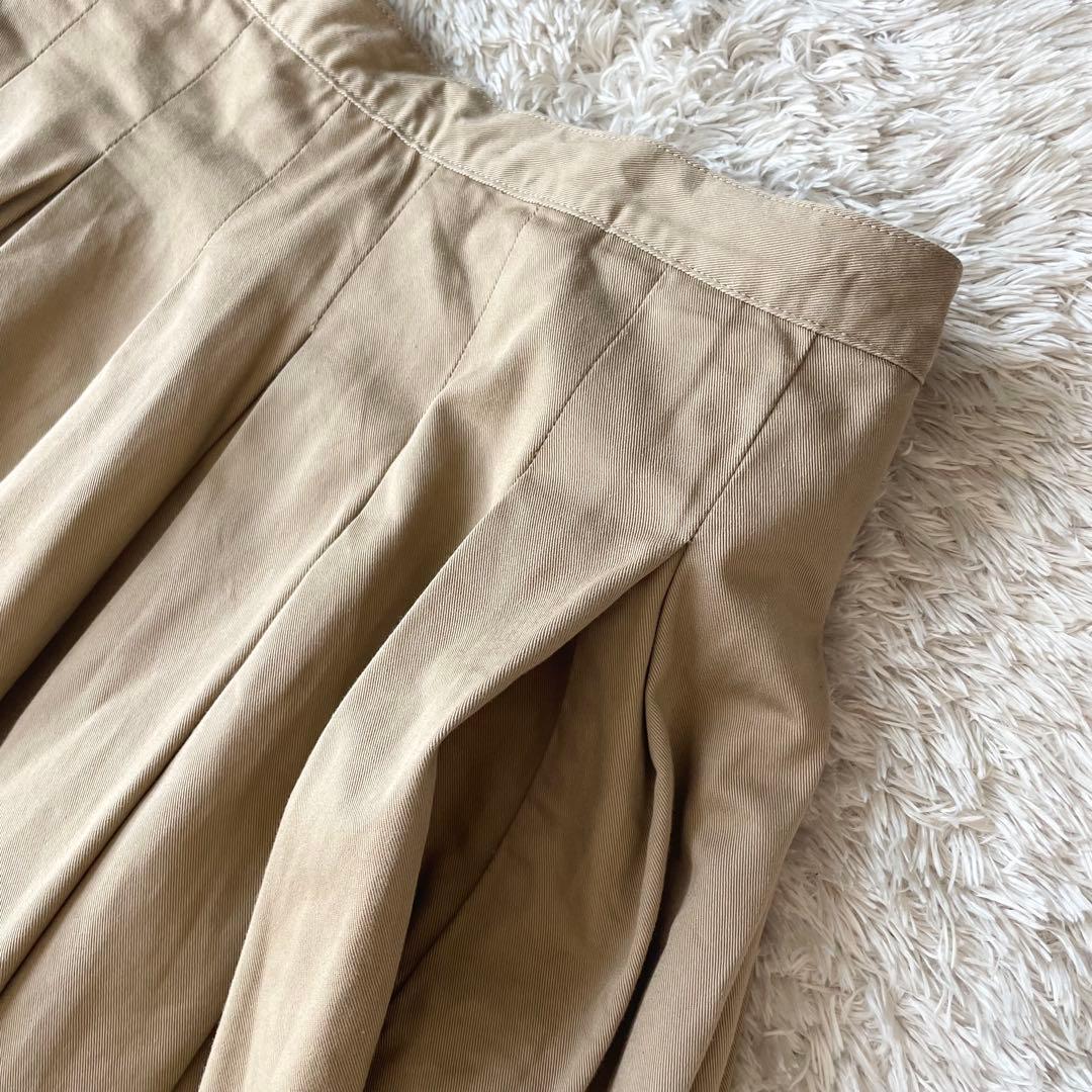 グランマママドーター 美品 チノプリーツスカート 1 ベージュ