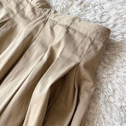 グランマママドーター 美品 チノプリーツスカート 1 ベージュ