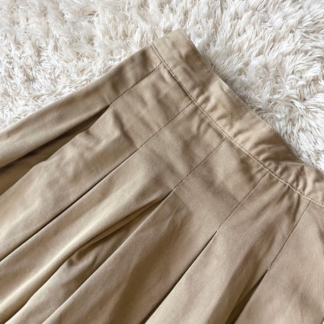 グランマママドーター 美品 チノプリーツスカート 1 ベージュ