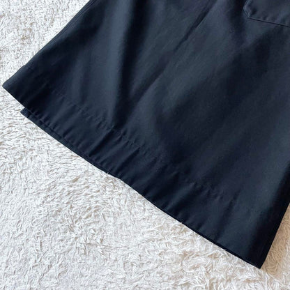 エムエイチエル 極美品 cotton wool drill skirt 3 黒