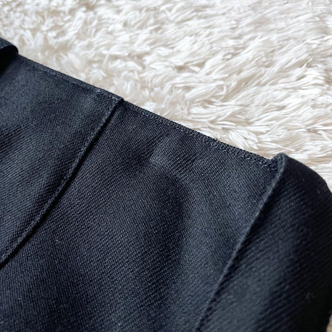 エムエイチエル 極美品 cotton wool drill skirt 3 黒