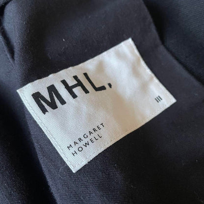 エムエイチエル 極美品 cotton wool drill skirt 3 黒