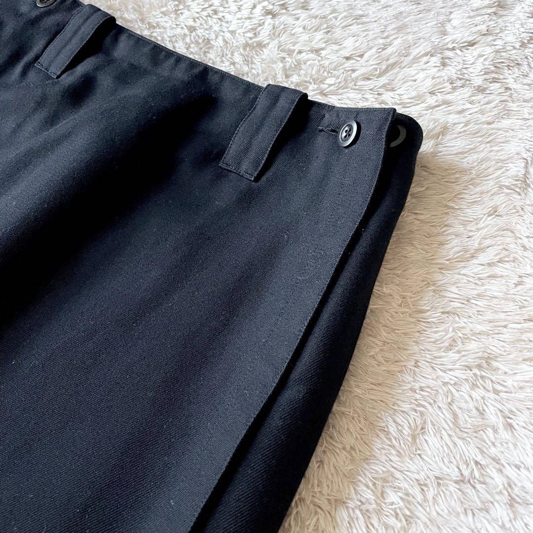 エムエイチエル 極美品 cotton wool drill skirt 3 黒