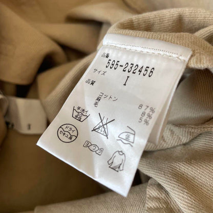 エムエイチエル 美品 MHL ファインコットンリネンスカート 1 ベージュ