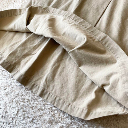 エムエイチエル 美品 MHL ファインコットンリネンスカート 1 ベージュ