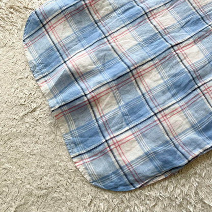 ラルフローレン 極美品 現行 リネンチェックシャツワンピース