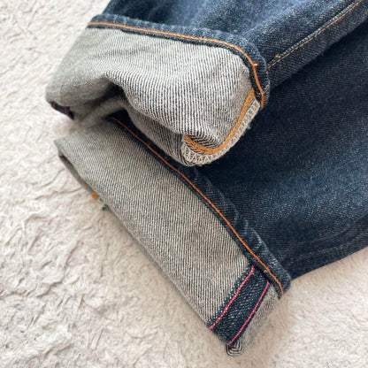 45R 美品 45R 比古比女 ONEWASH 28 濃紺