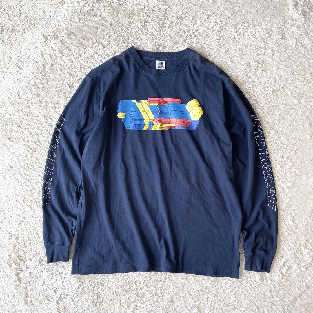 THE BLACK EYE PATCH 美品 ロングスリーブ カットソー L 紺