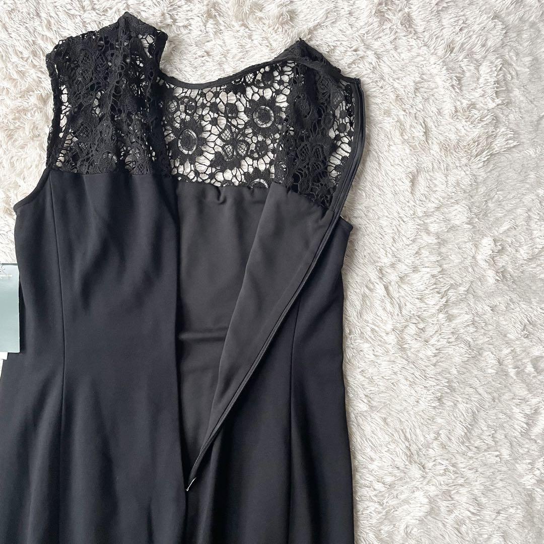 ラルフローレン 新品タグ付 ノースリーブワンピース レース 黒