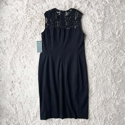 ラルフローレン 新品タグ付 ノースリーブワンピース レース 黒