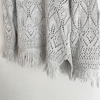 45R 美品 45R レースのTシャツ 2 グレー