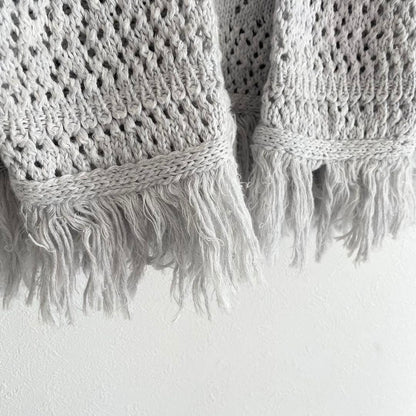 45R 美品 45R レースのTシャツ 2 グレー