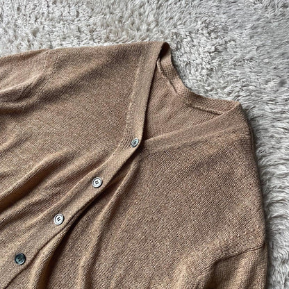 IENA 美品 23ss テープヤーン 2way Vネックカーディガン F