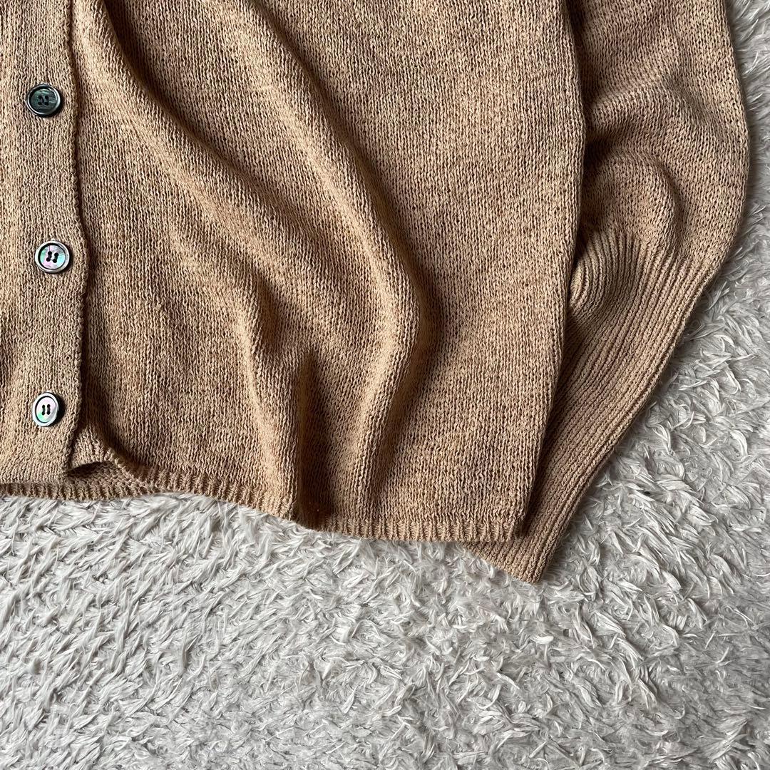 IENA 美品 23ss テープヤーン 2way Vネックカーディガン F