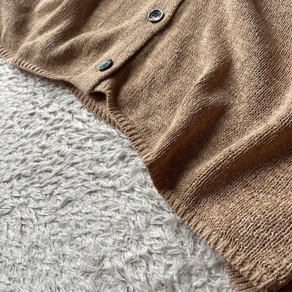 IENA 美品 23ss テープヤーン 2way Vネックカーディガン F