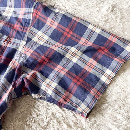 ポロスポーツ 美品 90s POLO SPORT チェックシャツ L 短丈