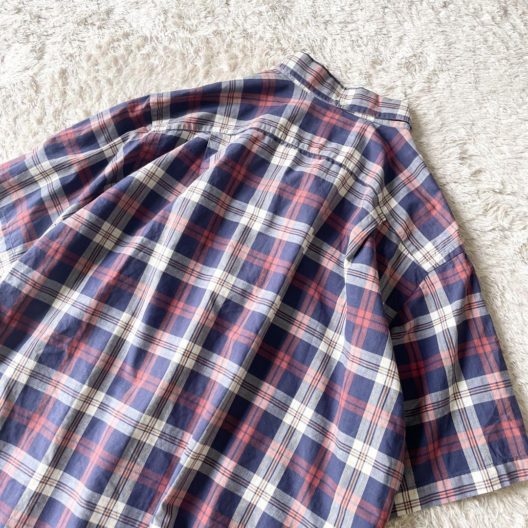 ポロスポーツ 美品 90s POLO SPORT チェックシャツ L 短丈