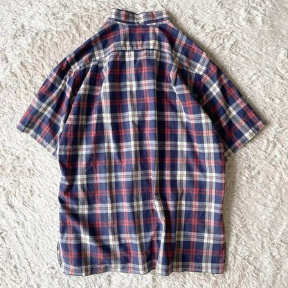 ポロスポーツ 美品 90s POLO SPORT チェックシャツ L 短丈