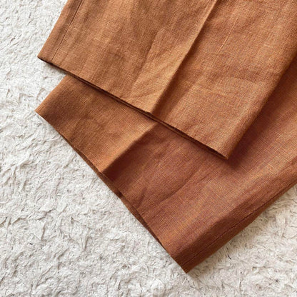 プラージュ 美品 plage リネントラウザーズ 38 ブラウン