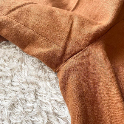 プラージュ 美品 plage リネントラウザーズ 38 ブラウン