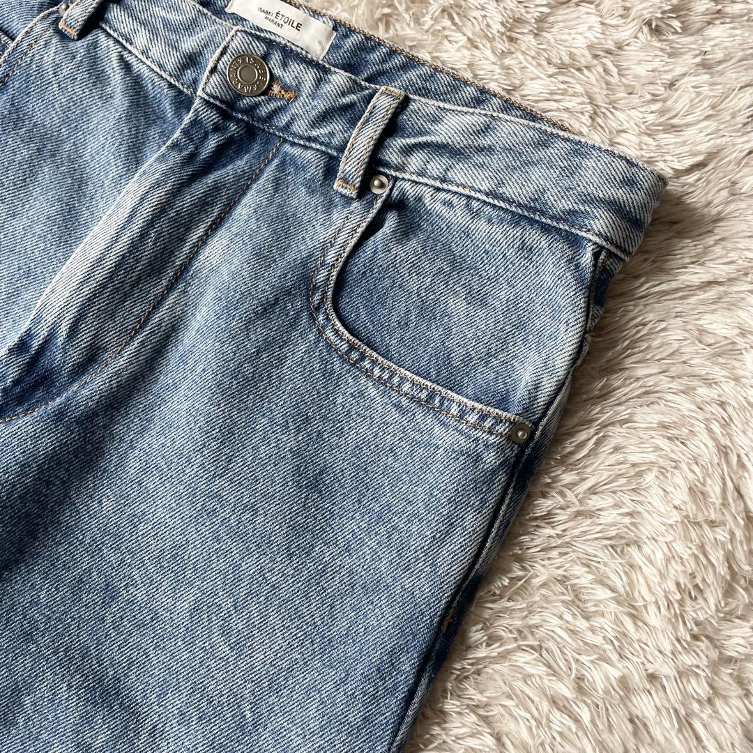 イザベルマランエトワール 美品 ハイライズリラックスフィットデニム 34