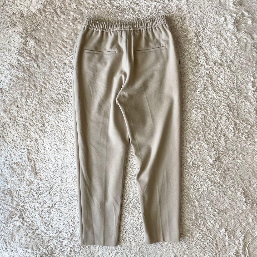 プルミエアロンディスモン 美品 ストレッチテーパードパンツ 38