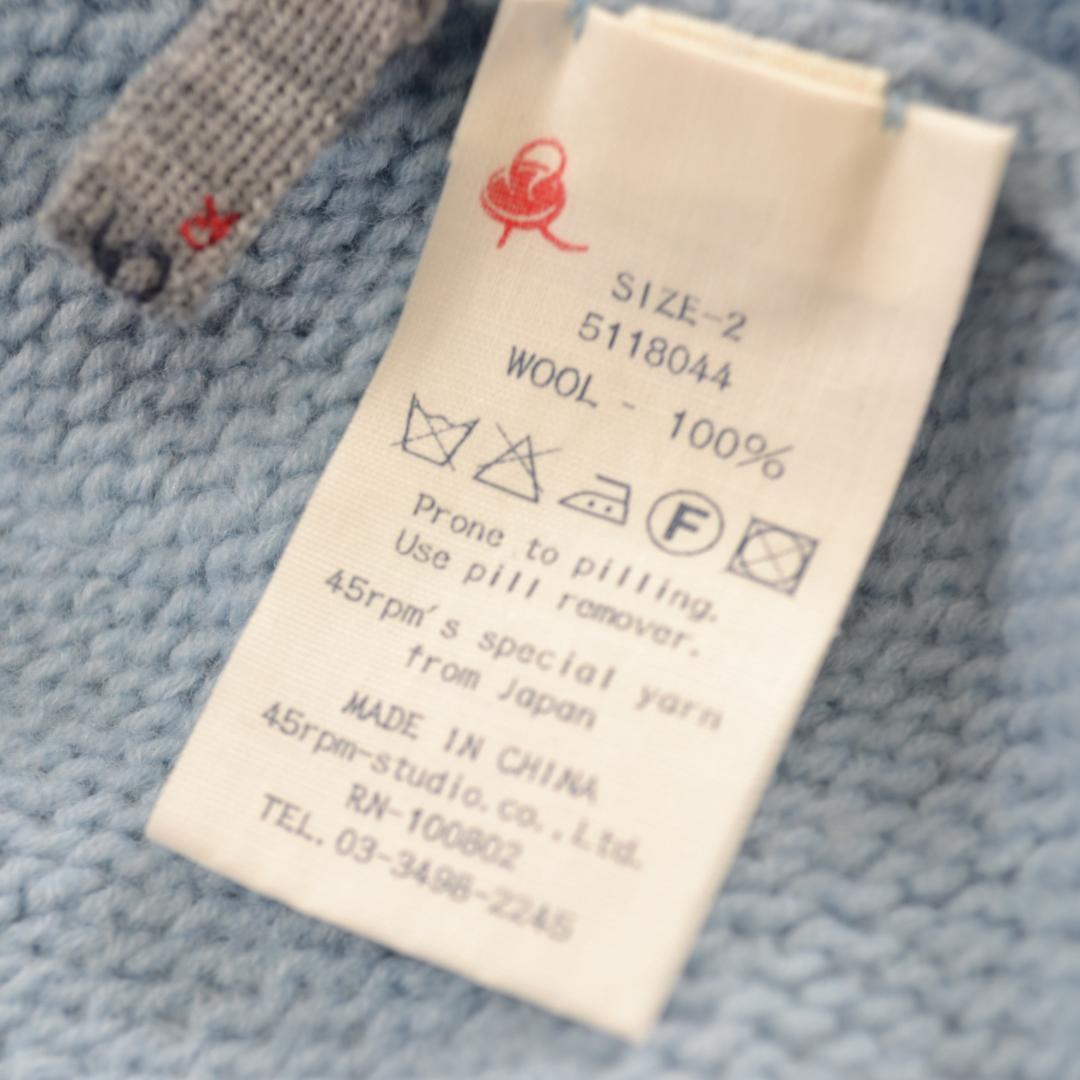 45R フロートローゲージボレロ 2 スカイブルー