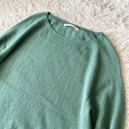 イエナ 美品 IENA チュニックニット アンゴラ混 F グリーン