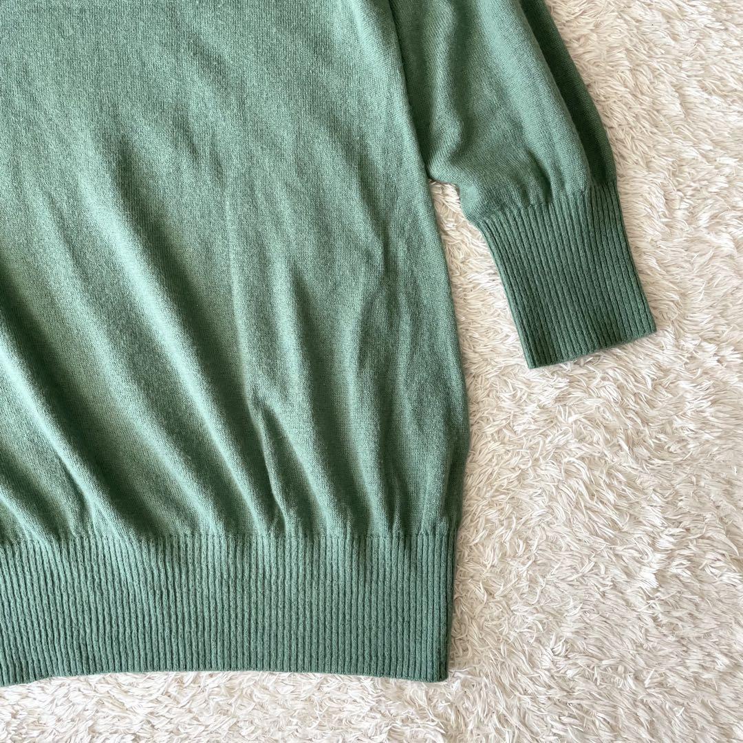 イエナ 美品 IENA チュニックニット アンゴラ混 F グリーン