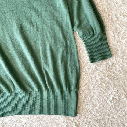 イエナ 美品 IENA チュニックニット アンゴラ混 F グリーン